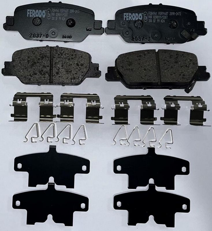 Ferodo FDB4961 Комплект гальмівних накладок, дискове гальмо