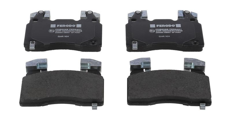Ferodo FDB5058 Комплект гальмівних накладок, дискове гальмо