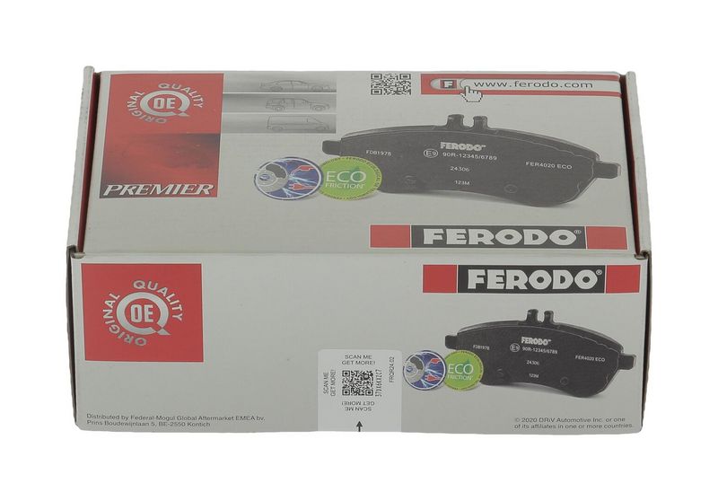Ferodo FDB5182 Комплект гальмівних накладок, дискове гальмо