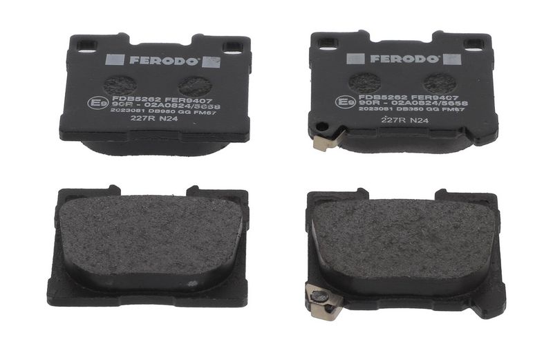Ferodo FDB5262 Комплект гальмівних накладок, дискове гальмо