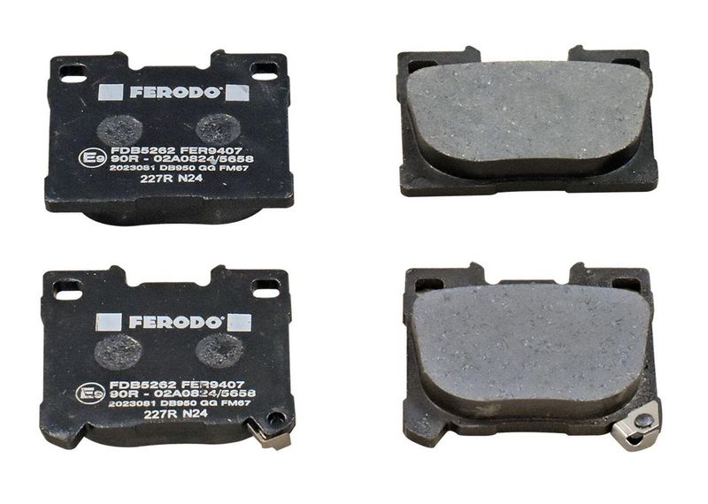Ferodo FDB5262 Комплект гальмівних накладок, дискове гальмо