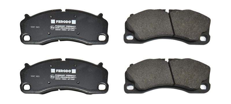 Ferodo FDB5267 Комплект гальмівних накладок, дискове гальмо