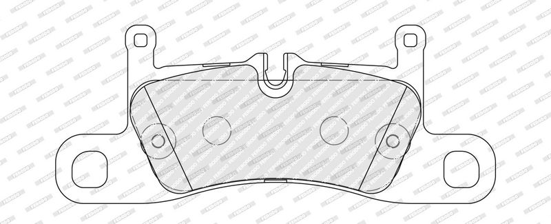 Ferodo FDB5447 Комплект гальмівних накладок, дискове гальмо