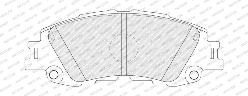 Ferodo FDB5481 Комплект гальмівних накладок, дискове гальмо