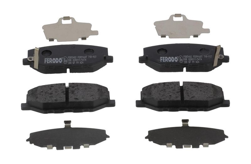 Ferodo FDB5482 Комплект гальмівних накладок, дискове гальмо