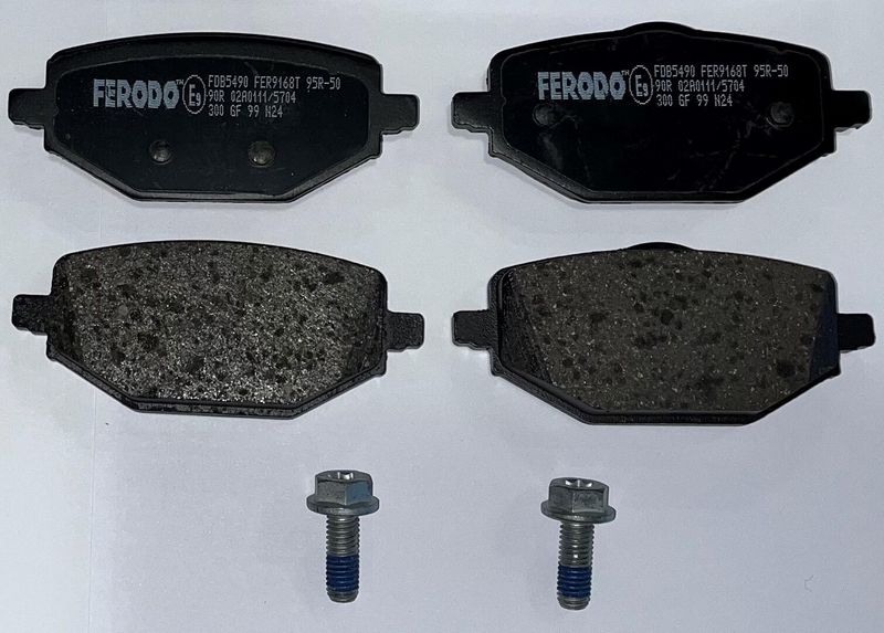 Ferodo FDB5490 Комплект гальмівних накладок, дискове гальмо