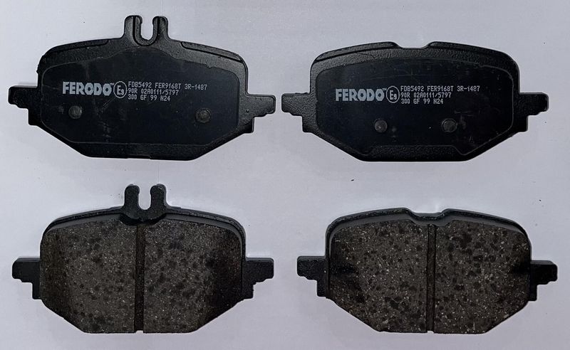 Ferodo FDB5492 Комплект гальмівних накладок, дискове гальмо