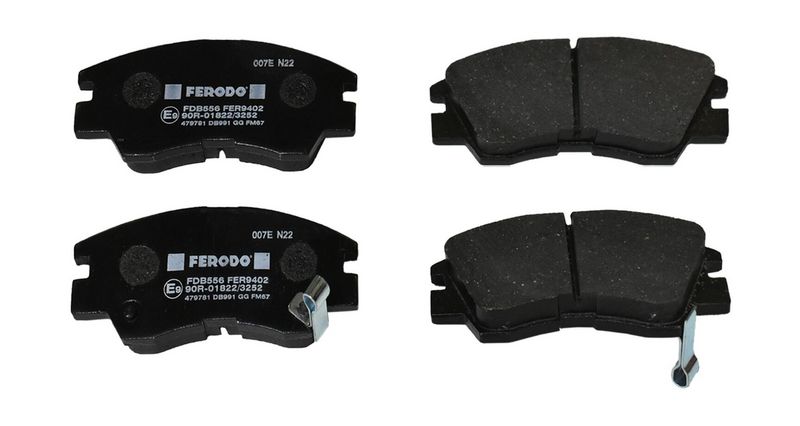 Ferodo FDB556 Комплект гальмівних накладок, дискове гальмо