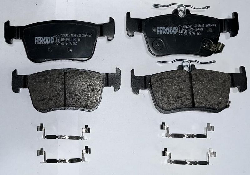 Ferodo FDB5573 Комплект гальмівних накладок, дискове гальмо