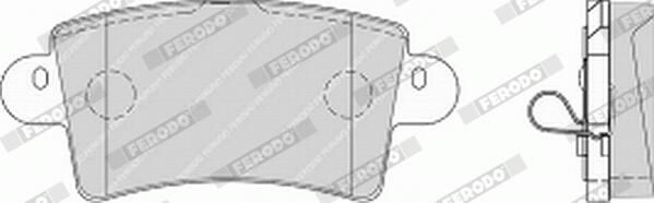 Ferodo FVR1453 Комплект гальмівних накладок, дискове гальмо