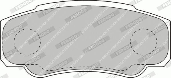 Ferodo FVR1480 Комплект гальмівних накладок, дискове гальмо