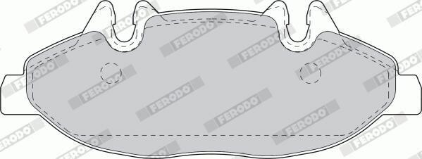 Ferodo FVR1493 Комплект гальмівних накладок, дискове гальмо