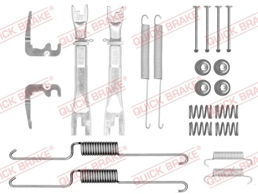 Quick Brake 1050026X02S Комплект пружинок колодок ручника VW Amarok 2.0 TDI 10-