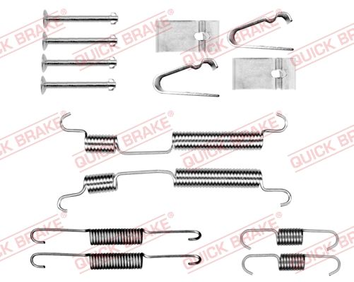 Quick Brake 1050054 Комплект приладдя, гальмівна колодка