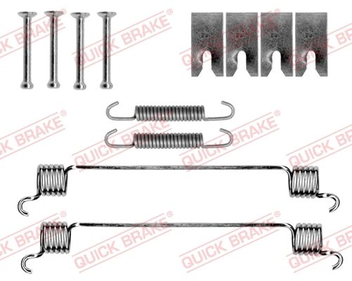 Quick Brake 1050056 Комплект пружинок колодок ручника Audi Q4 21-