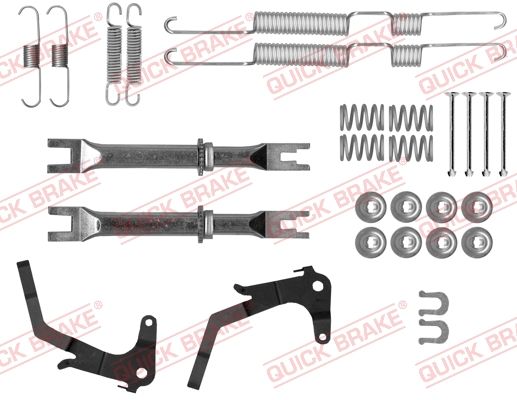 Quick Brake 1050074S Комплект пружинок колодок ручника Toyota Hilux/Land Cruiser 2.4-3.0 88-