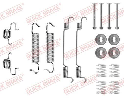 Quick Brake 1050780 Комплект пружинок колодок ручника Opel Movano/Renault Master 98- (280X65) (Bendix)