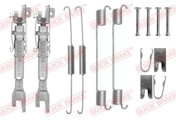 Quick Brake 1050781S Комплект приладдя, гальмівна колодка