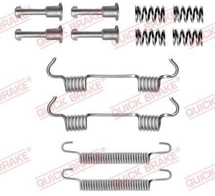 Quick Brake 1050804 Комплект пружинок колодок ручника Fiat Palio/Siena 96-