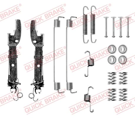 Quick Brake 1050819S Комплект пружинок колодок ручника Renault Logan/Clio 1.2-1.9dTi 98- (Bosch)