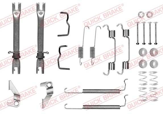 Quick Brake 1050849S Комплект пружинок колодок ручника Opel Karl 15- (TRW)
