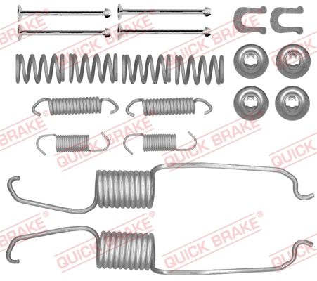 Quick Brake 1050854S Комплект пружинок колодок ручника Toyota Hilux 04-
