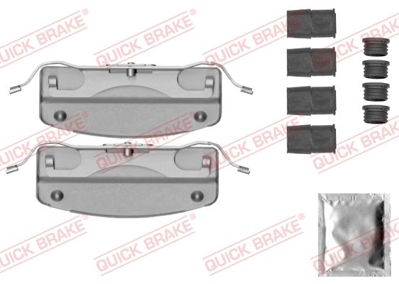 Quick Brake 1090041 Планка супорта (переднього) прижимна (к-кт) MB GL-class (X166)/M-class (W166) 11-