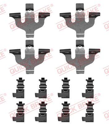 Quick Brake 1090066 Планка супорта (переднього) прижимна (к-кт) Audi A4/A7/Q7 15-