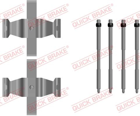 Quick Brake 1090107 Планка супорта (переднього) прижимна (к-кт) BMW 3 (G20)/5 (G30)/7 (G11)/X7 (G07) 15-