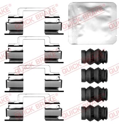 Quick Brake 1090121 Планка супорта (переднього) прижимна (к-кт) VW Amarok 2.0/3.0 TDI 10-