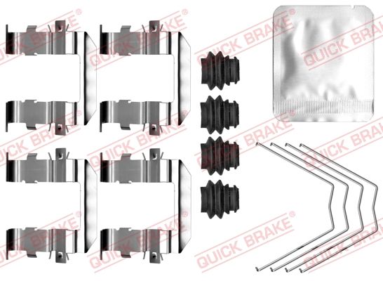Quick Brake 1090131 Комплект приладдя, накладка дискового гальма