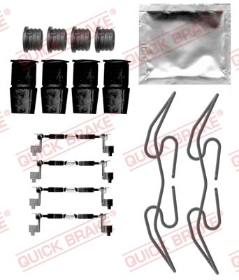 Quick Brake 1090134 Комплект приладдя, накладка дискового гальма