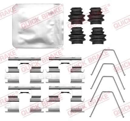 Quick Brake 1090137 Комплект приладдя, накладка дискового гальма