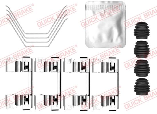 Quick Brake 1090146 Комплект приладдя, накладка дискового гальма
