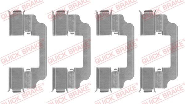 Quick Brake 1090154 Комплект приладдя, накладка дискового гальма