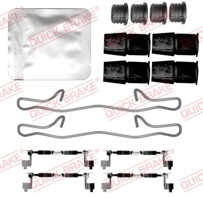 Quick Brake 1090155 Комплект приладдя, накладка дискового гальма