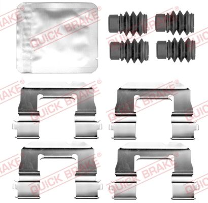 Quick Brake 1090157 Планка супорта (переднього) прижимна (к-кт) Opel Insignia B 17-/Mokka 12-