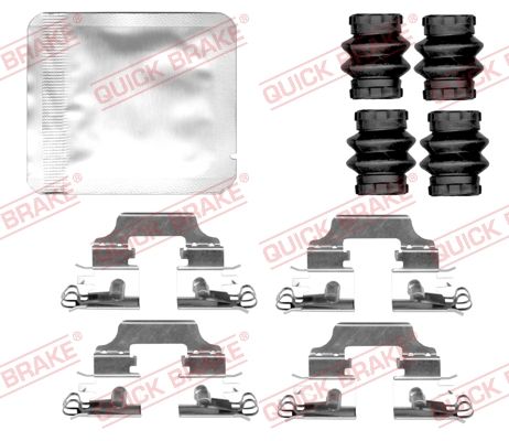 Quick Brake 1090158 Планка супорта (заднього) прижимна (к-кт) Renault Megane III/IV/Scenic III 08- (Trw)