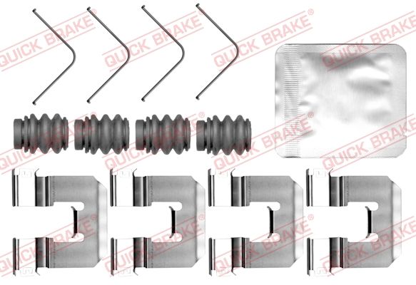 Quick Brake 1090160 Планка супорта (заднього) прижимна (к-кт) Volvo XC40 17- (Mando)