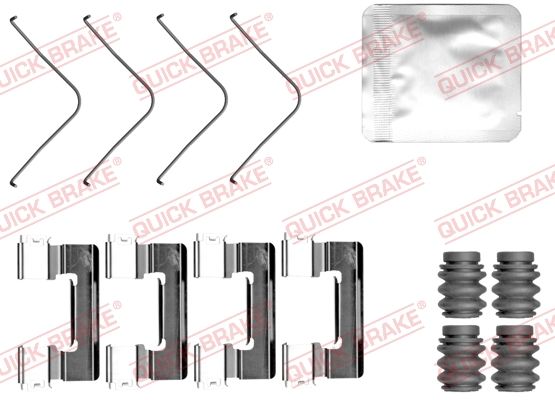Quick Brake 1090163 Планка супорта (переднього) прижимна (к-кт) Volvo XC40 17-