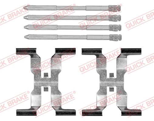 Quick Brake 1090166 Комплект приладдя, накладка дискового гальма
