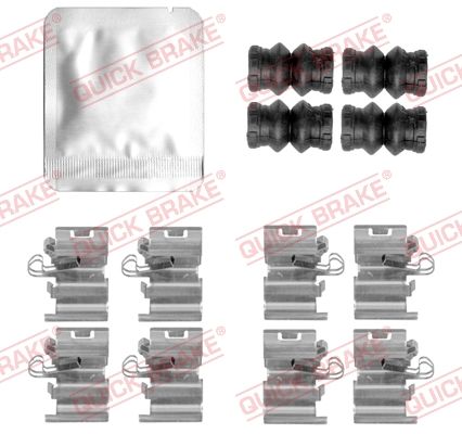 Quick Brake 1090168 Планка супорта (заднього) прижимна (к-кт) Chrysler Voyager/Fiat Freemont 07-