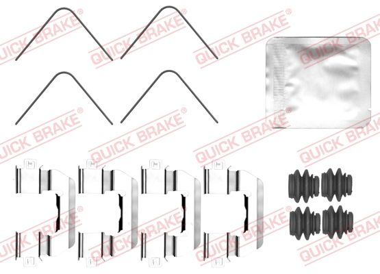 Quick Brake 1090173 Комплект приладдя, накладка дискового гальма