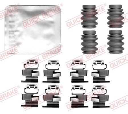 Quick Brake 1090175 Комплект приладдя, накладка дискового гальма