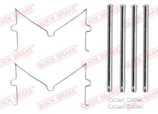 Quick Brake 1090180 Комплект приладдя, накладка дискового гальма