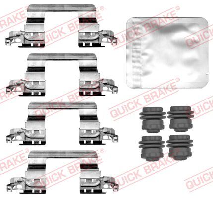Quick Brake 1090187 Комплект приладдя, накладка дискового гальма