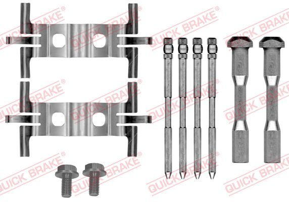 Quick Brake 1090190 Планка супорта (переднього) прижимна (к-кт) Ford Focus III 2.3 RS AWD 15-17