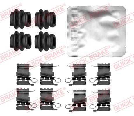 Quick Brake 1090192 Комплект приладдя, накладка дискового гальма