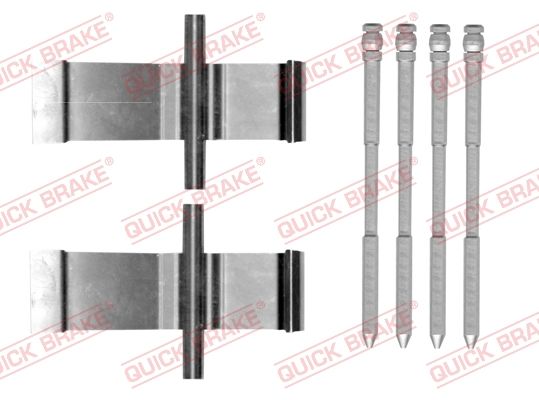 Quick Brake 1090194 Планка супорта (переднього) прижимна (к-кт) Volvo S60 III/V60 II 18-