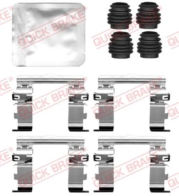 Quick Brake 1090196 Планка супорта (заднього) прижимна (к-кт) Hyundai Staria 21-